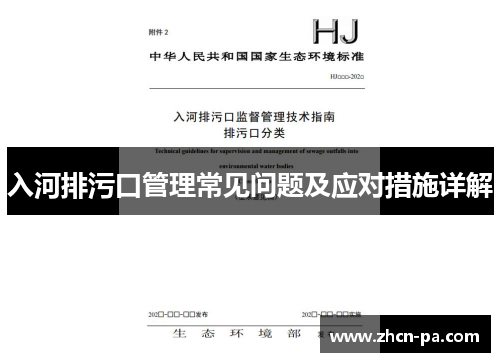 入河排污口管理常见问题及应对措施详解